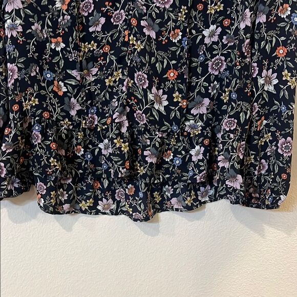 Loft Floral Print Women's Top - Picture 4 of 5